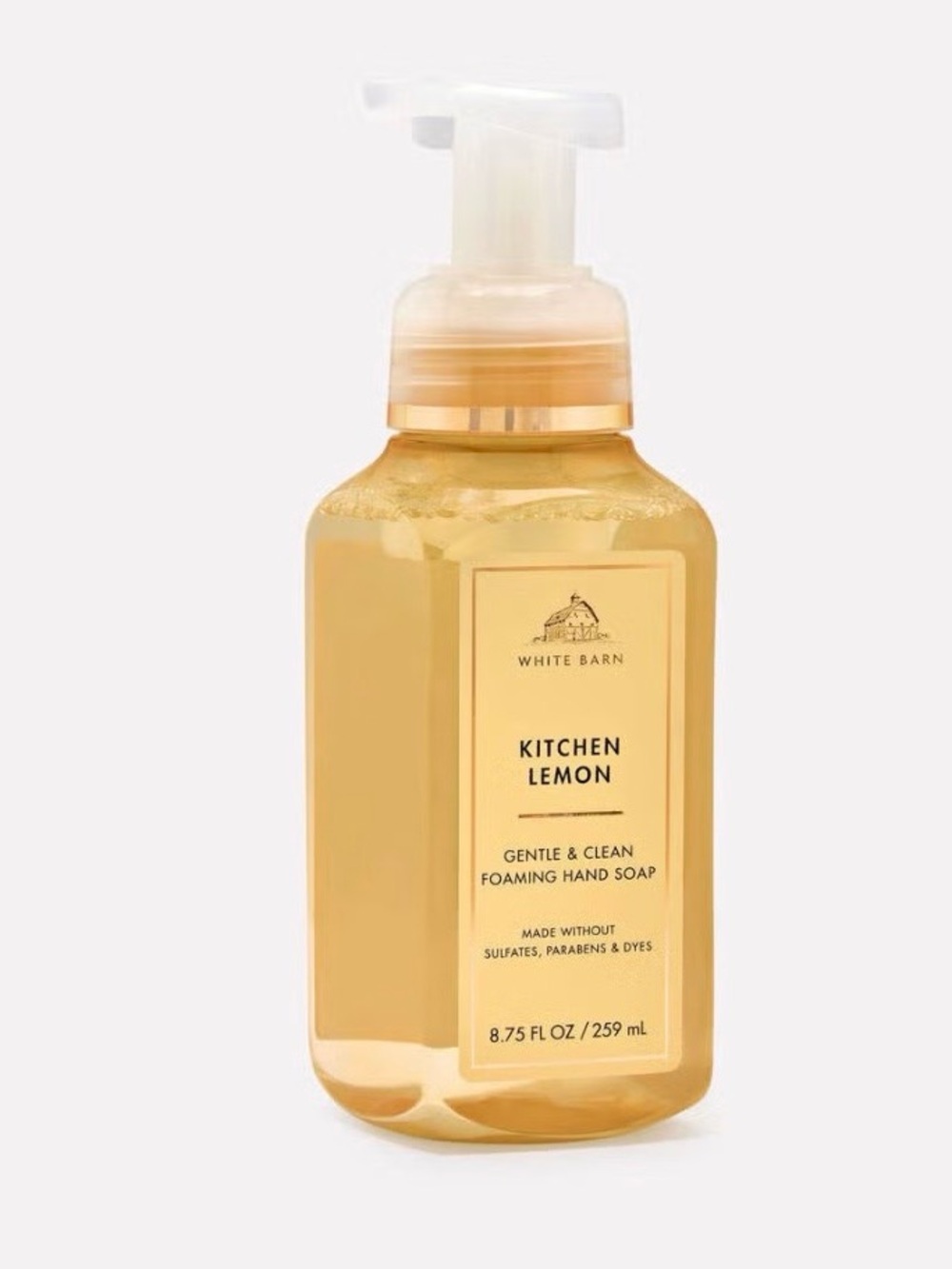 White Barn Kitchen Lemon Gentle & Clean Foaming Hand Soap - 8.75 oz